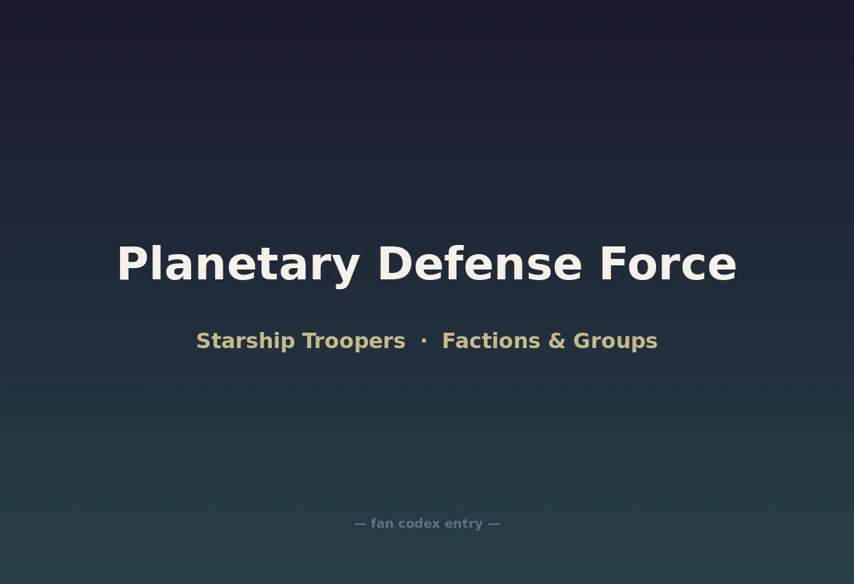 Planetary Defense Force