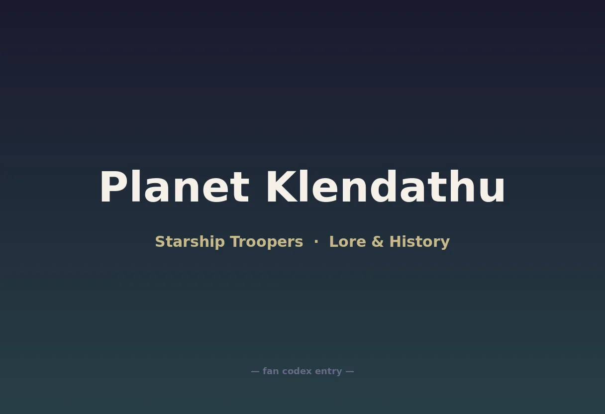 Planet Klendathu