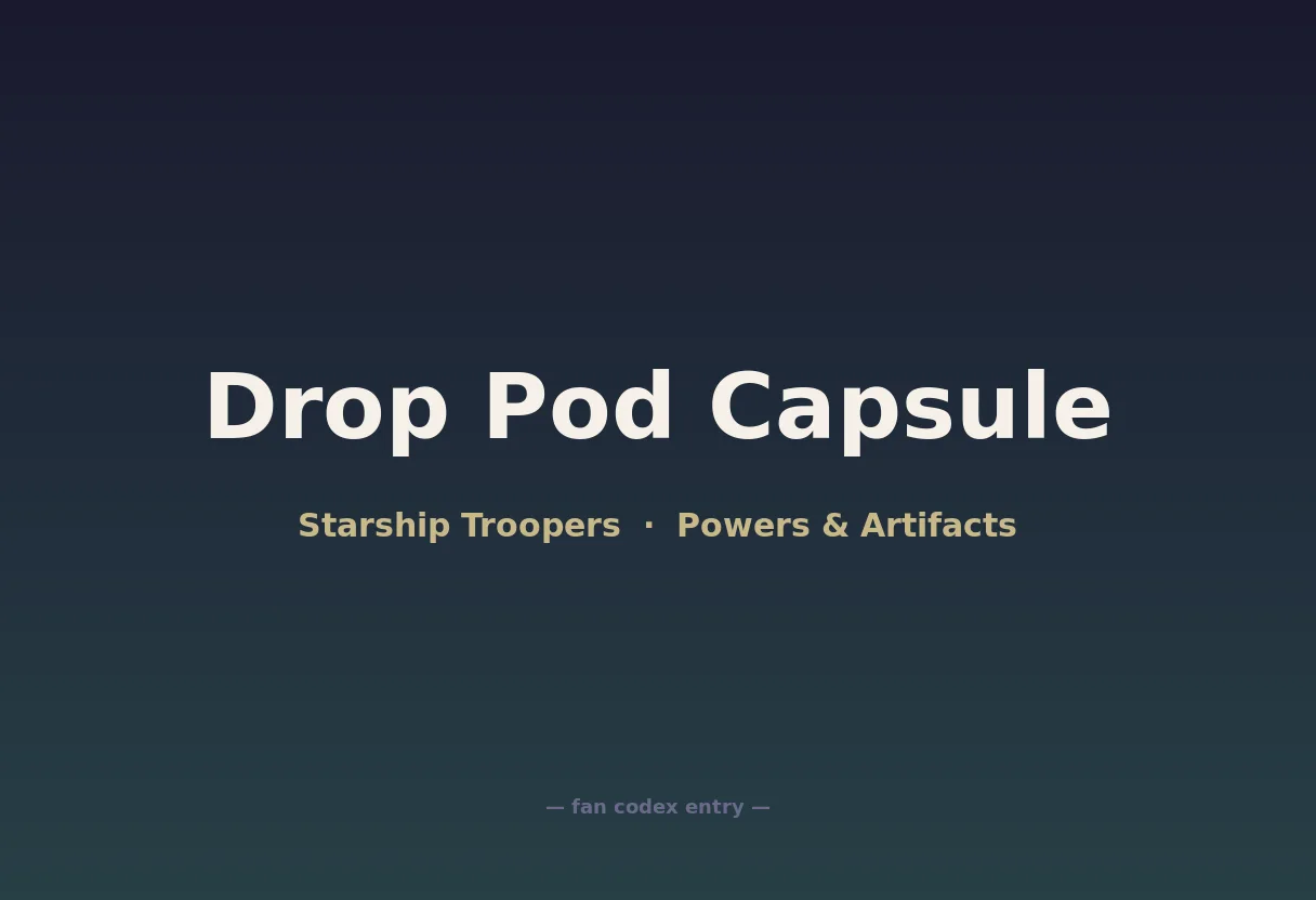 Drop Pod Capsule